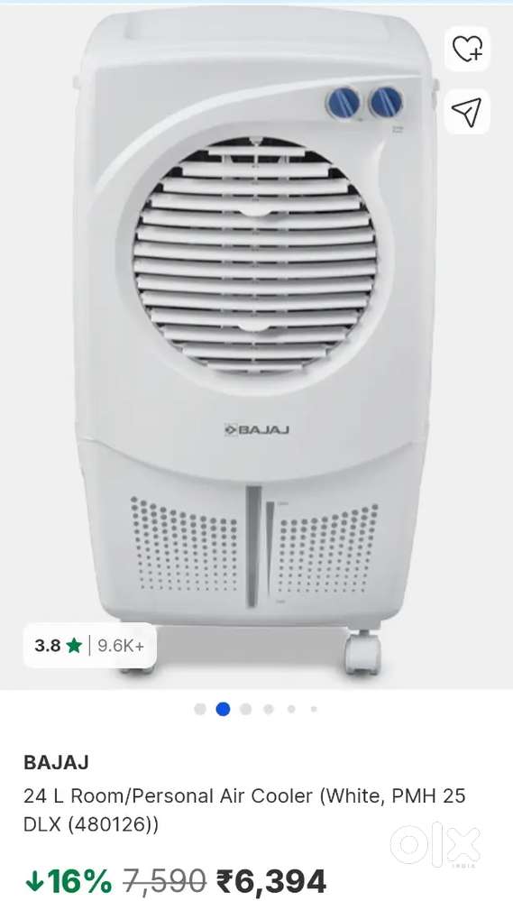 Bajaj 24L personal air cooler