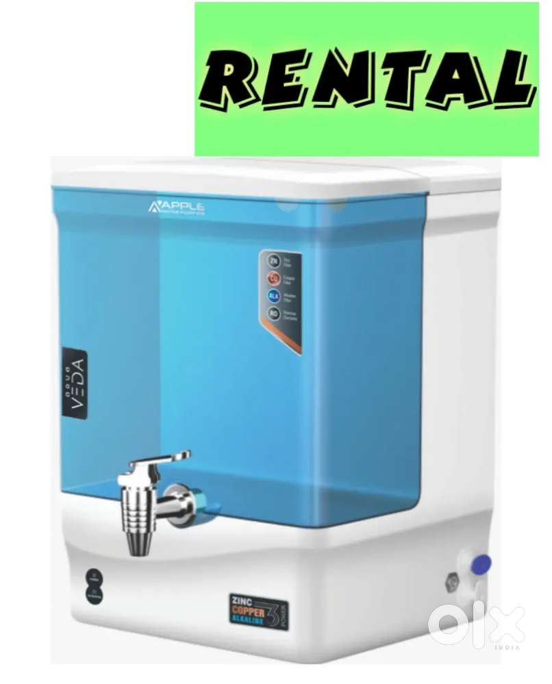 Water purifier available on rent