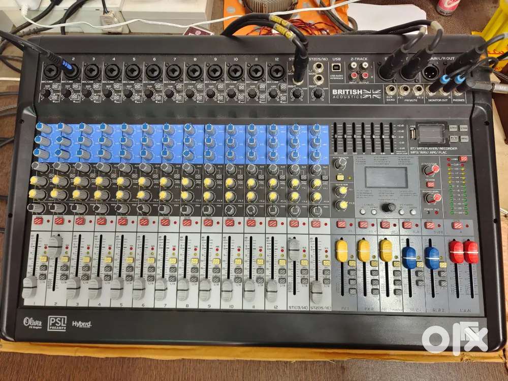 16 Channel Audio Interface & Mixing Console