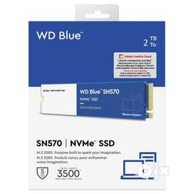 2TB WD SN 570 NVME Drive SSD