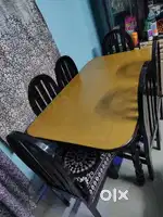 6 chairs Dining table