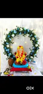 Artificial Flower Ring Backdrop”.
