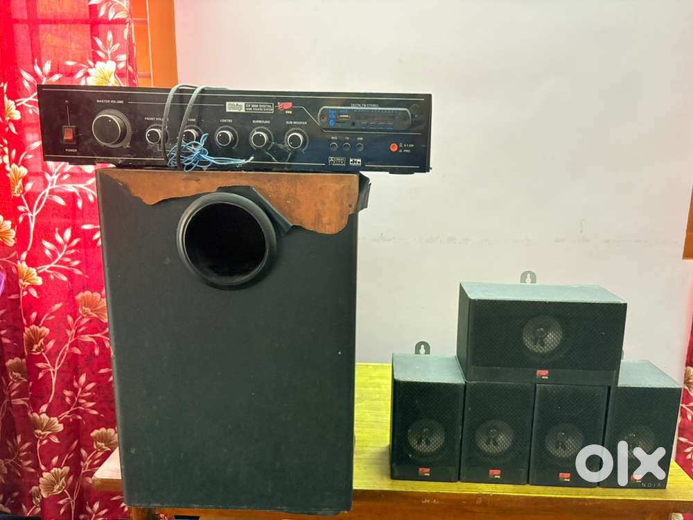 5000 wts  5.1 assembled wooden amplifier