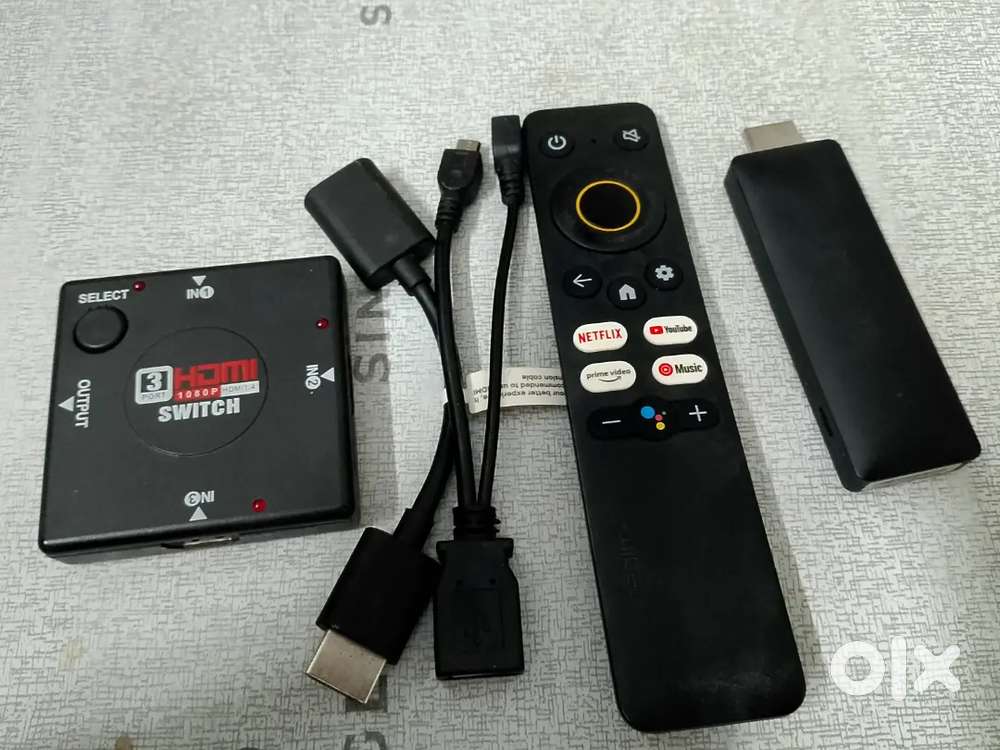 Realme 4k smart Google Tv stick with remote control