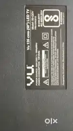 50 Vu Smart TV with remote
