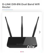 Dlink and tplink dual band wifi router in best working condition