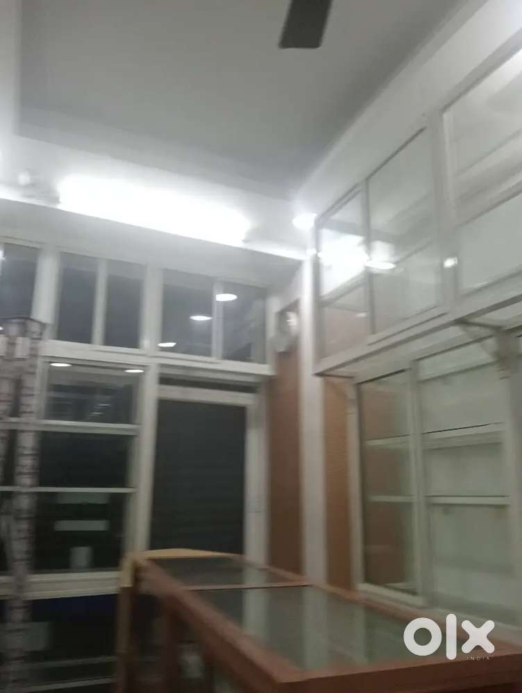 Shop with built cupboards