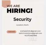We are hiring SECURITY