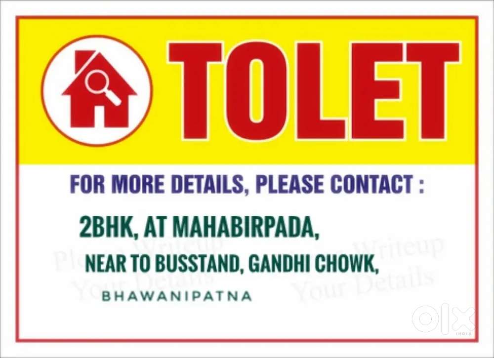 2BHK near to Bus stand