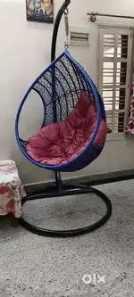 1) Single seater Swing Chair with Cushions
2) Bean bag with bean