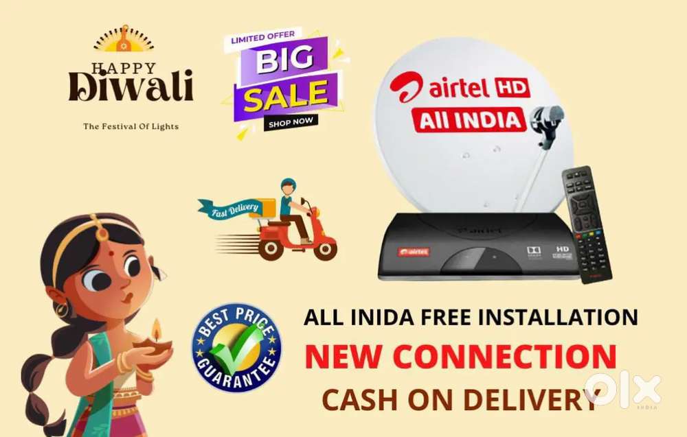 All DTH Available Best Rate Sky DishTV Airtel Videocon D2H Tatá Play