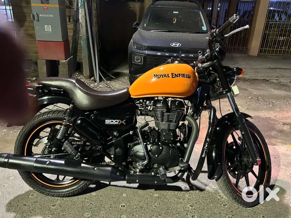 Royel Enfield Thunderbird 500x Gateway Orange Colour