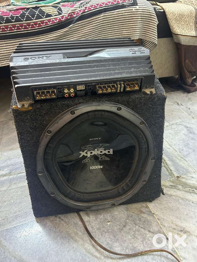 SONY AMPLIFIER AND SUBWOOFER