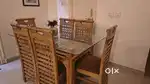 Real Solid Wood Dining Table for Sales