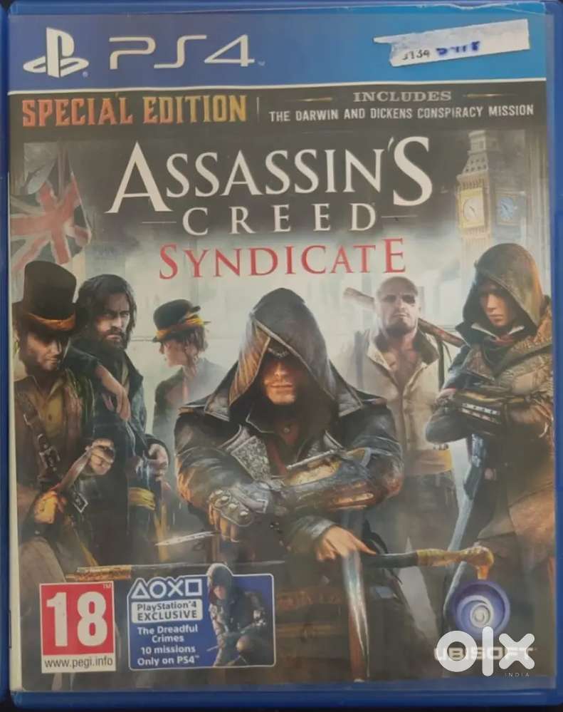 Assassin's creed syndicate special edition PS4 disc