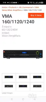 JBL Mixer/Amplifiers