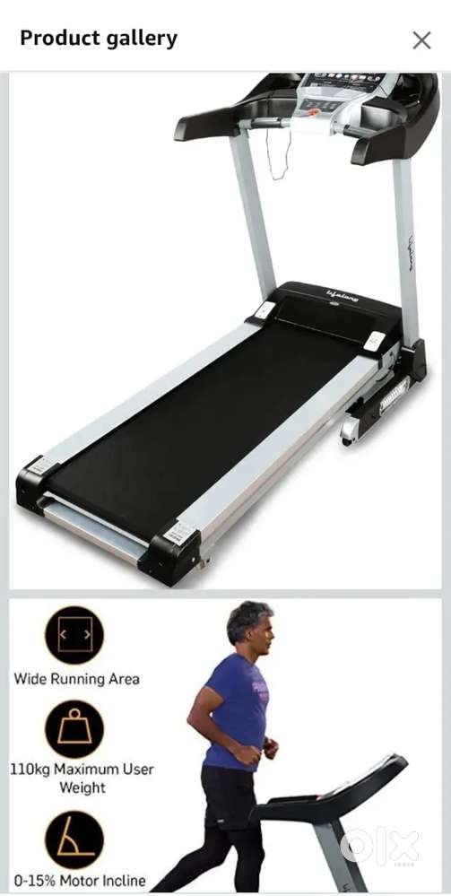 Treadmill Lifelong FitPro Motorised