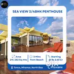 Modern 3/4BHK Sea View Penthouses for Sale in Miramar!