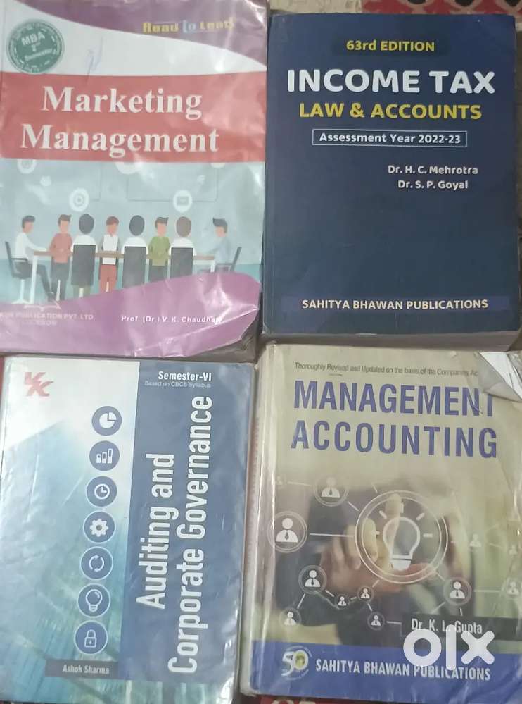 Corporate accounting, Cost accounting, Income tax.