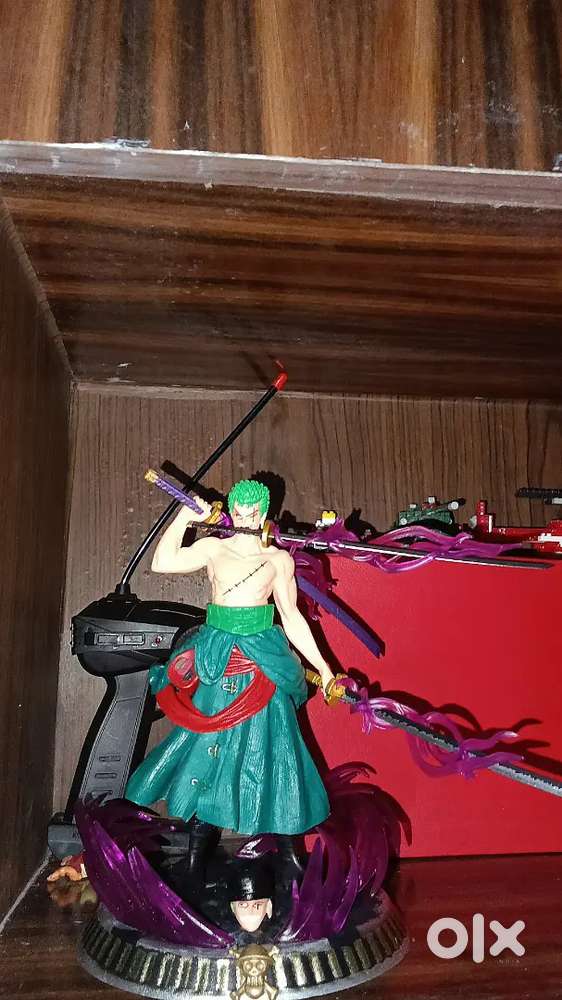 Zoro anime action figure - without box  Excellent Condition