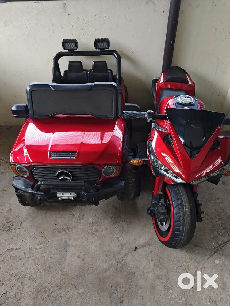 Electric jeep and bike