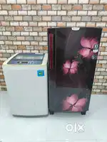 Godrej single door refrigerator and lg top load combo