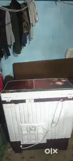 New fresh washing machine not in use