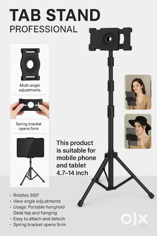 TAB STAND  MIC STAND  MOBILE STAND  BOOK STAND & LAPTOP STAND