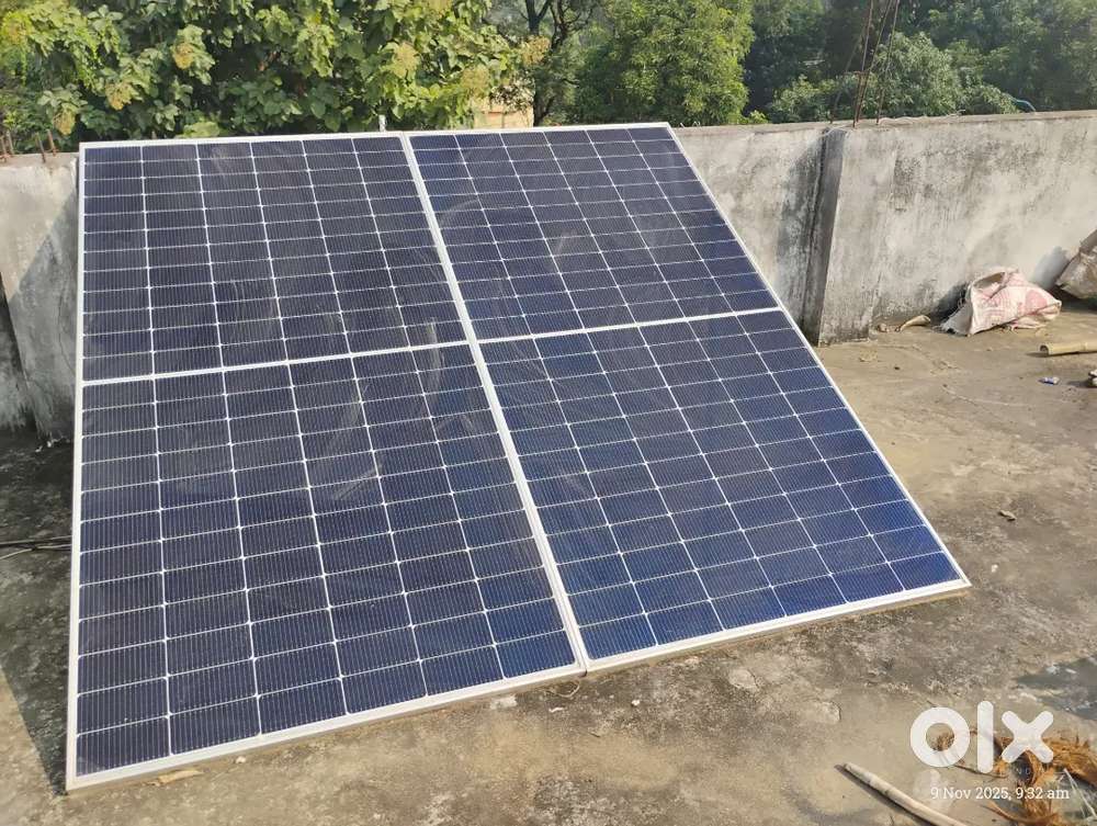 Waaree सोलर पैनल 550 वॉट का 2 पीस bifacial