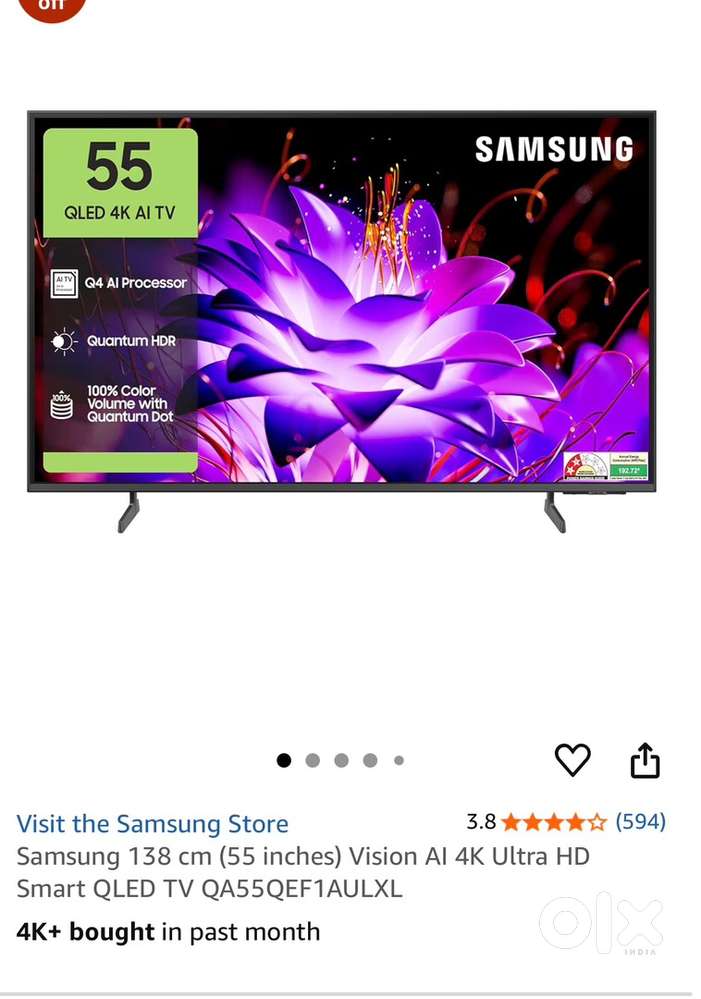Samsung QLED 55 inches 2025 model 4K
