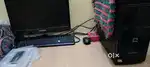 Cabinet with monitor