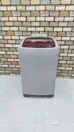 #@# SAMSUNG maroon and grey colour top load fully automatic machine#@#