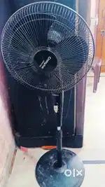 Crumpton torpedo pedestal fan with tilt