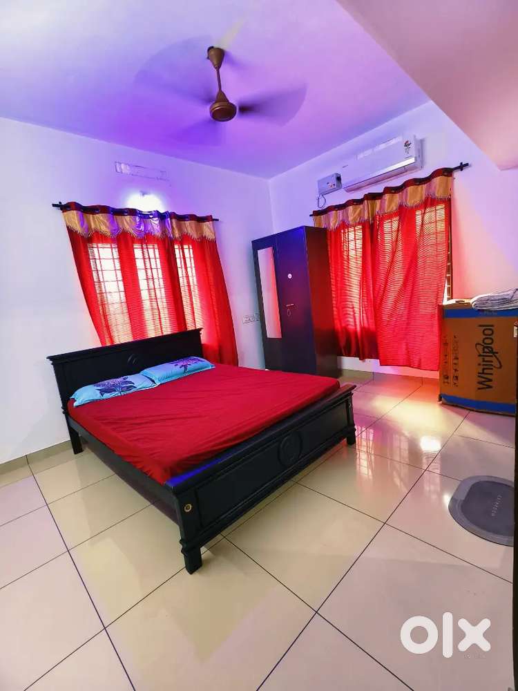 Family and Bachelors 1Bhk Furnished Apartment For Rent At Kakkanad jn