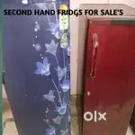 SECOND HAND FRIDGS FOR SALE'S