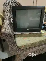 LG ultra slim 21 inch TV with Remote control, brand new Godrej fridge