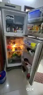 Double door,Samsung Brand Silver color Running Condition Fridge