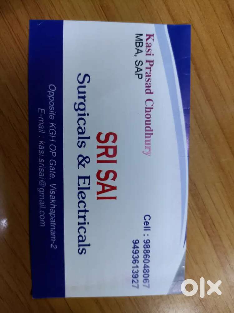 Sales person male or female for surgical shop