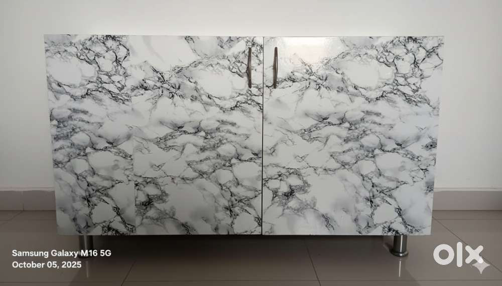 Three pieces table,one cabinet and one Sheesam wood chair