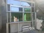 Aluminium partition and door