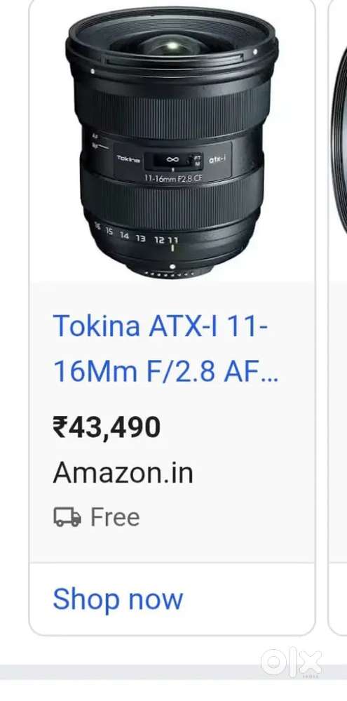 Tonika 11-20mm Nikon Mount