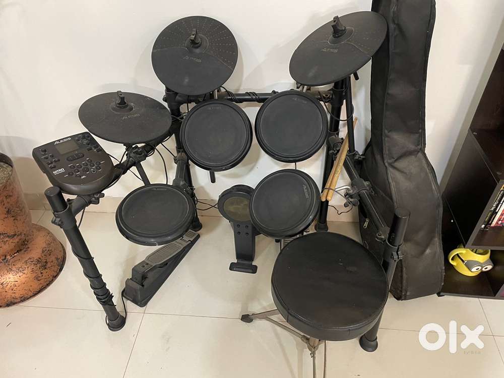 Electric Drumset with Sitting Stool