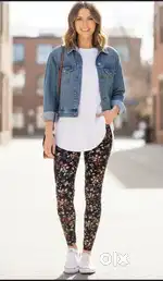 Bold Prints, Endless Style: Womea’s Printed and plain colour Leggings