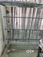 Steel glass rack for showroom fir sale @12000
