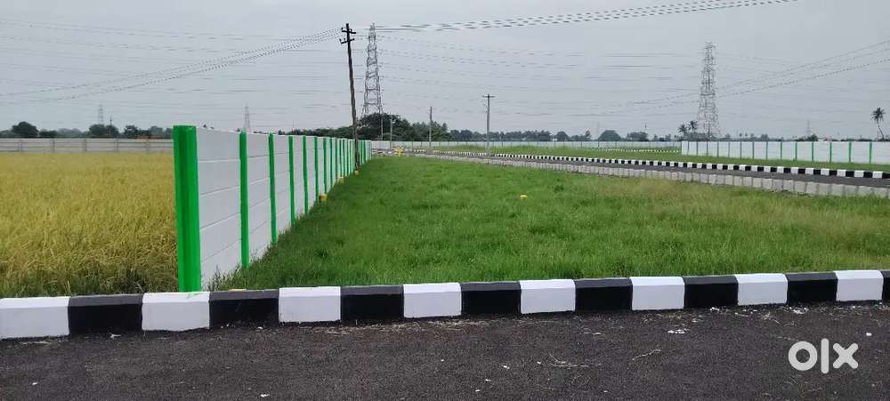 Highway Touch Plots Just 2Km @Janappachathiram  Redhills karanodai