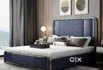 Today big sale buy new double bed with box 6999/- EMI available