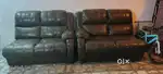 Selling leather sofa set at low price
