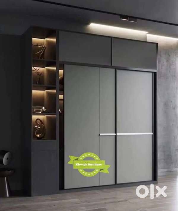 Khwaja furniture. Superb luxury wardrobe. Bajaj finance available.