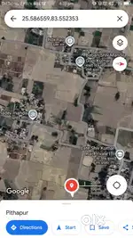 Area1.5 bissa h jisme आधा bhi mil jayega15 dhur me front 18 ft milega