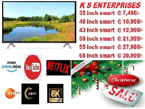 WINTER SUPER OFFER 40 INCHES  SMART, 4K UHD LED TV IN 10,999 ONLY